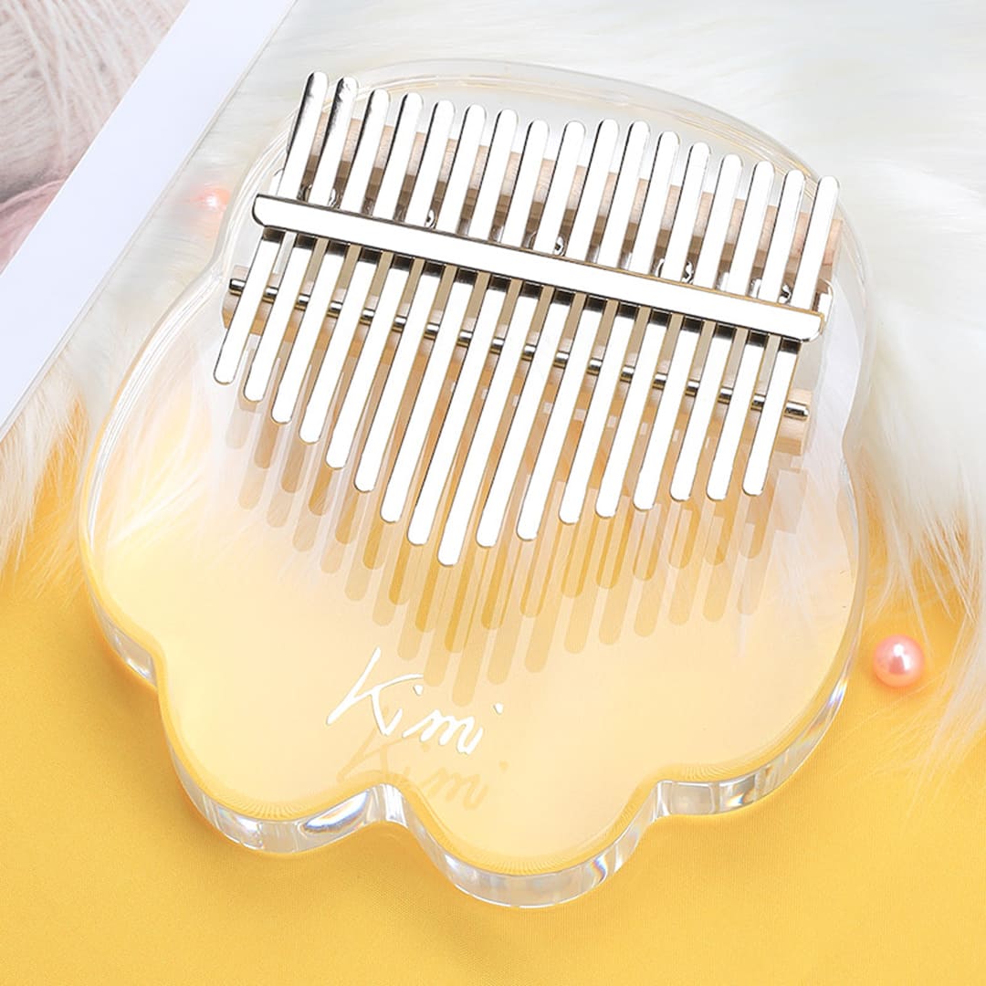Kimi-Kalimba-17-Key-Acrylic-Thumb-Piano-Finger-Piano-for-Beginner-with-Free-Tuner-Hammer-Gig کالیمبا اکریلیک کیمی مدل M1 - تصویر 34