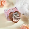 مینی کالیمبا مدل قلب چوبی - تصویر 6